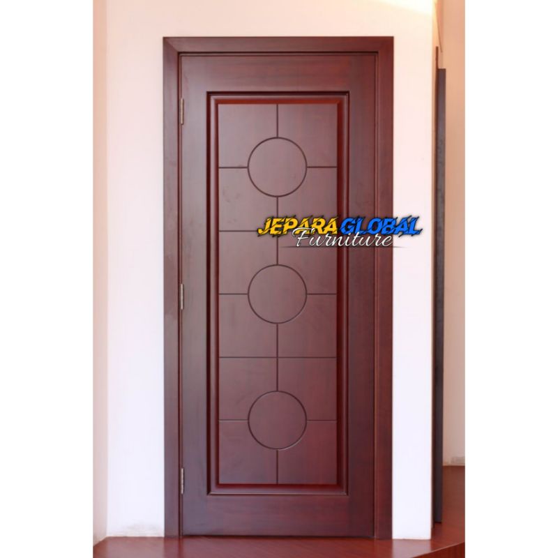 Jual Pintu Kamar minimalis Jati ornamen (kusen jati,pintu rumah jati