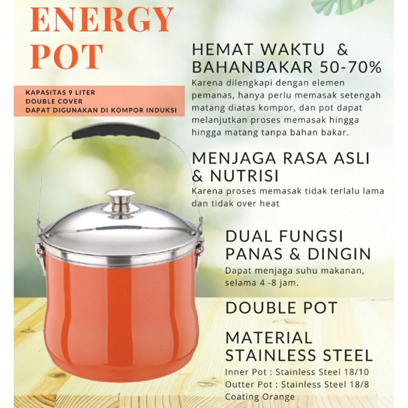 Jual Energy pot SIGNORA/Saver Pot/Panci hemat energi+BONUS | Shopee ...