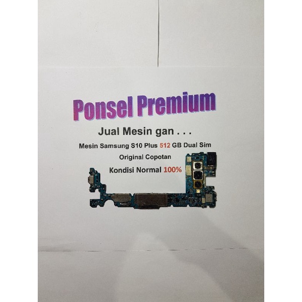 Jual Mesin Samsung S10 Plus 512 GB Dual Sim NORMAL Shopee Indonesia