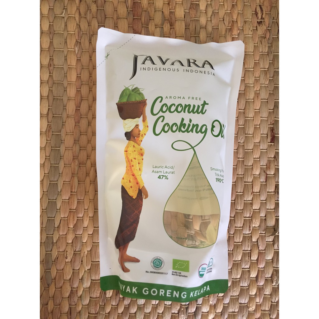Jual Minyak Goreng Kelapa Organik JAVARA 900ml | Shopee Indonesia