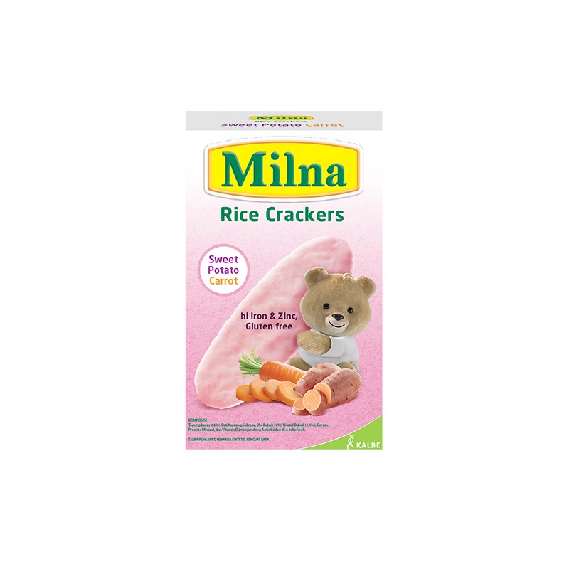 Jual MILNA RICE CRACKERS 20gr 5x4gr ( BUY 4 FREE 1 ) | Shopee Indonesia