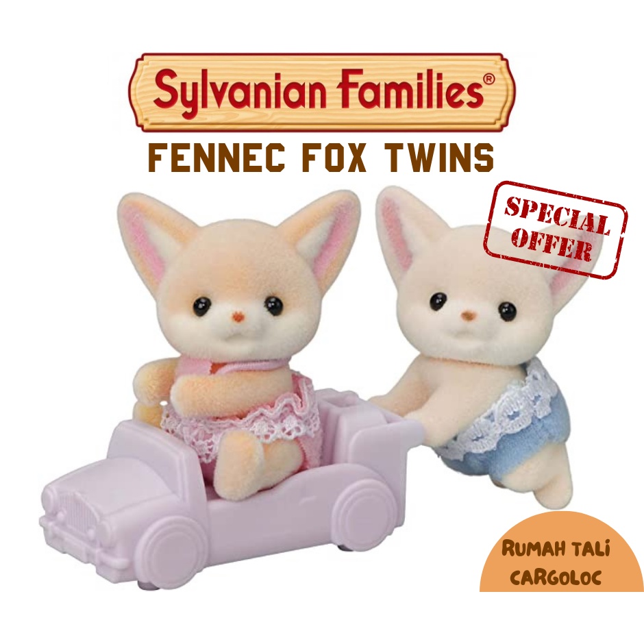 Jual Sylvanian Families Fennec Fox Twins Shopee Indonesia