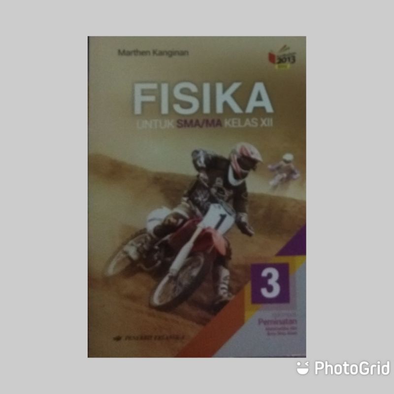 Jual BUKU FISIKA UNTUK SMA MA KELAS XII KELOMPOK PEMINATAN K13 REVISI ...