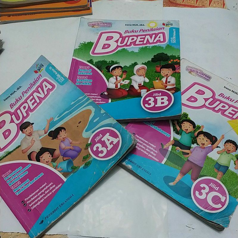 Jual HARGA 1AN BUPENA BUKU PENILAIAN JILID 3A.. SD MI KELAS III K13 ...