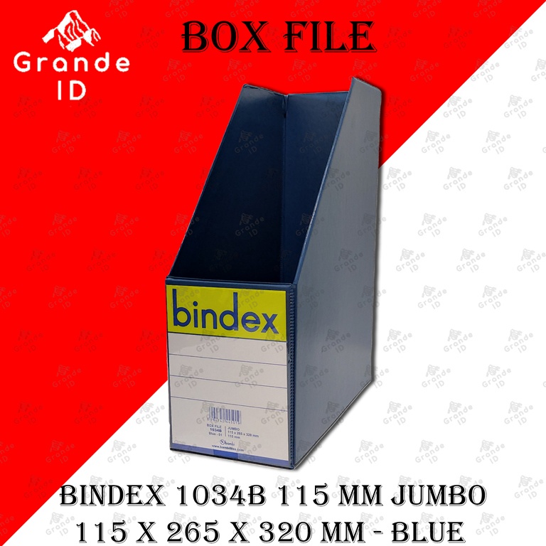 Jual BOX FILE BAMBI 1034B BINDEX JUMBO BOX FILE 115 MM | Shopee Indonesia