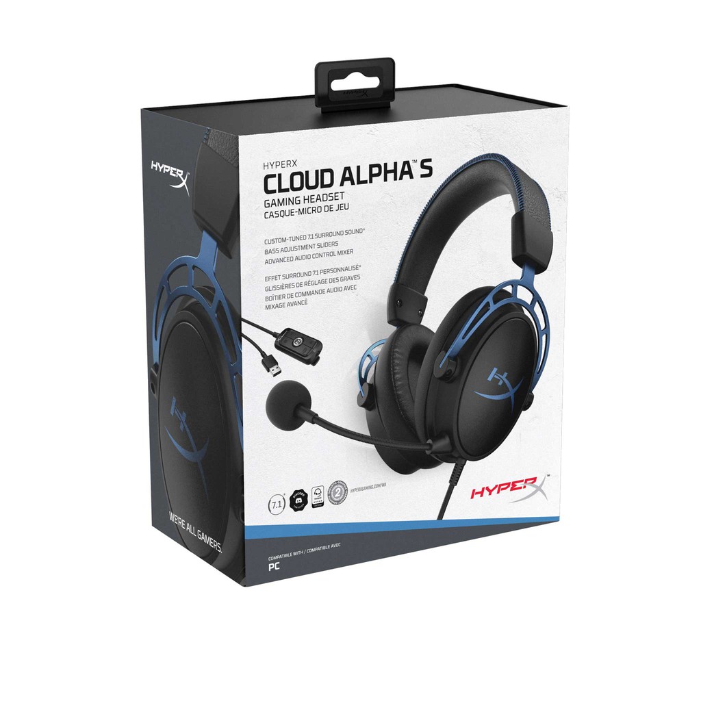 Jual HyperX Cloud Alpha S - Gaming Headset (Blue) | Shopee Indonesia