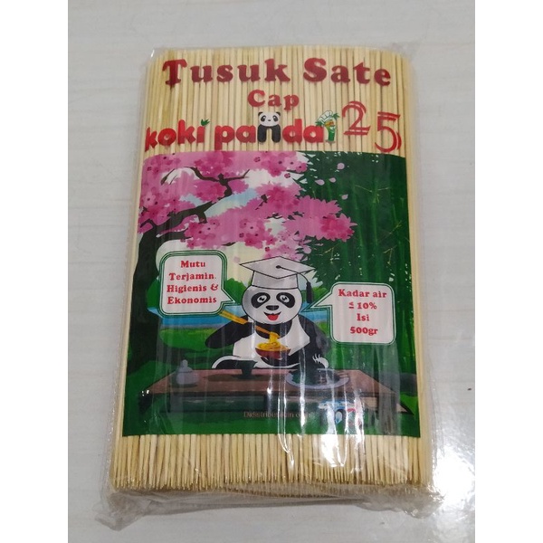 Jual Tusuk Sate Bambu Cap Koki Panda 500gr Shopee Indonesia