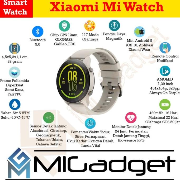 Xiaomi Mi Watch Smartwatch Jam Tangan Xiaomi Watch