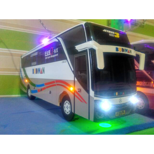 Jual Miniatur Bus Bis Budiman + Lampu | Shopee Indonesia