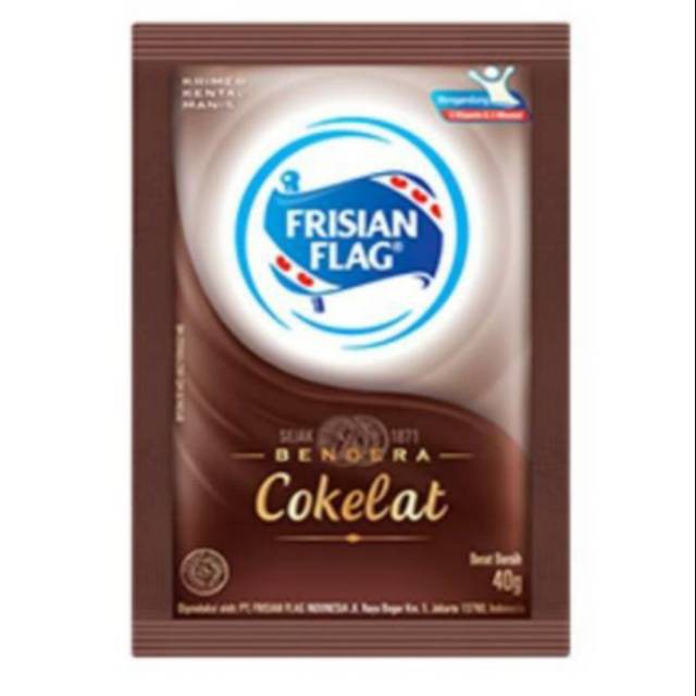 Jual SKM/Susu Kental Manis FRISIAN FLAG Coklat Sachet 40gr 1 Renceng