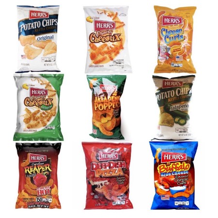 Jual Herr's Kettle Potato Chips 170gr/Original / Jalapeno/ Cheese ...