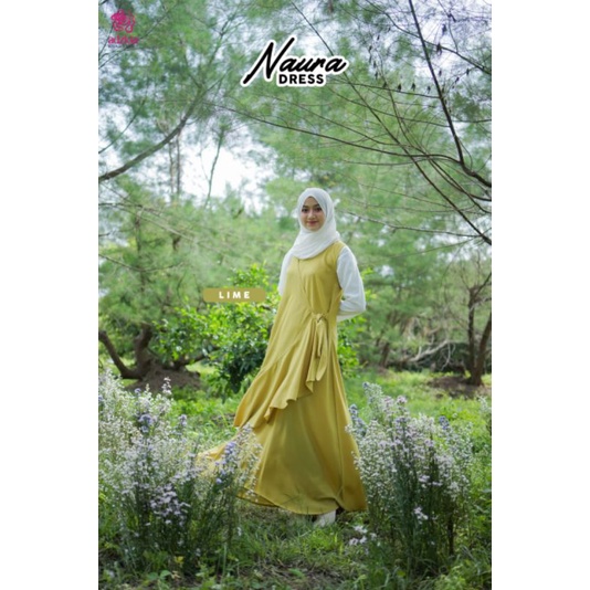 Jual Naura dress original Adzkia hijab Shopee Indonesia