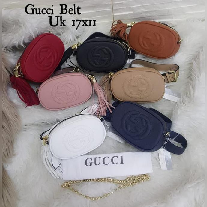 Jual waist bag wanita Gucci Belt / Tas pinggang Wanita ready stock