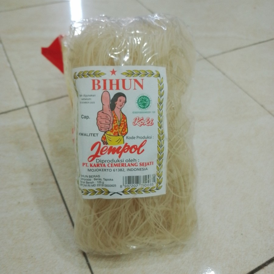 Jual Bihun Beras cap JEMPOL 1 pcs (125 gr) Shopee Indonesia
