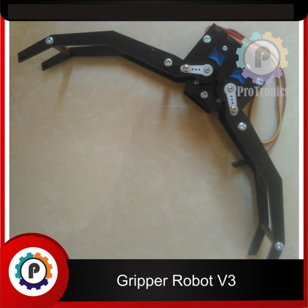 Jual Gripper Robot v3 include servo Shopee Indonesia