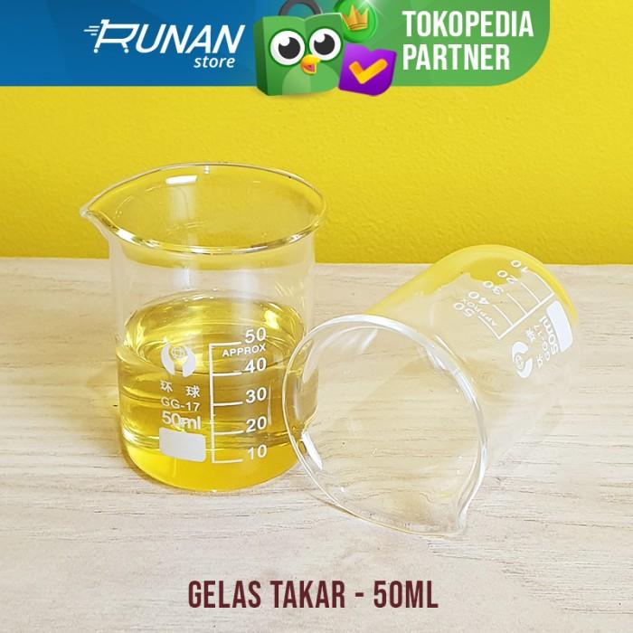 Jual Gelas Gelas Takar Kaca 50 Ml Gelas Ukur Beaker Lab Glass Measuring 50ml Shopee Indonesia 6957