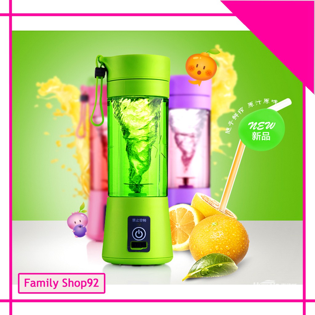 Jual USB Blender Portable Juicer Mini Mixer Smoothie Maker Alat Buat Jus Shake Take Praktis