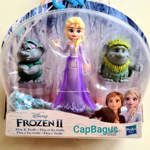 Jual Disney Frozen 2 ELSA AND TROLLS ori hasbro figur karakter frozen