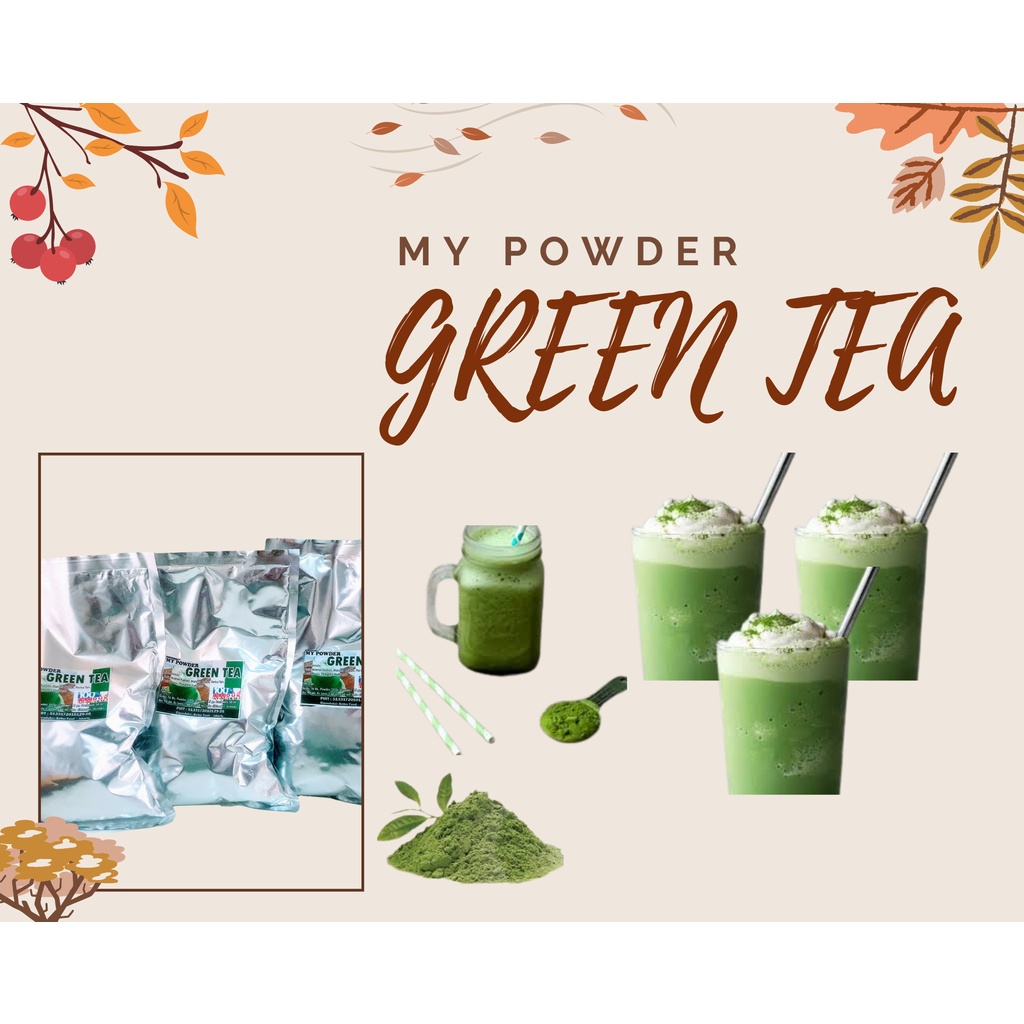 Jual Bubuk Minuman Rasa Greentea Reguler 1Kg / Serbuk Powder Green Tea ...