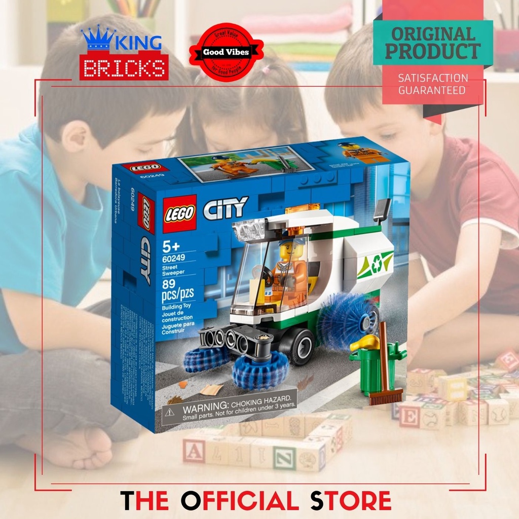 Jual LEGO Original CITY 60249 Street Sweeper - Mainan Anak Edukasi ...