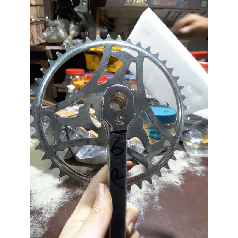 Jual Raleigh piringan crank gir sepeda onthel raleigh 48t gigi | Shopee ...