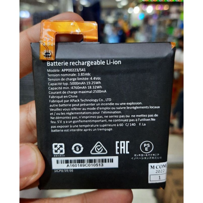 SwarKing Batería de repuesto compatible con Caterpillar CAT S41 APP00223 con herramientas