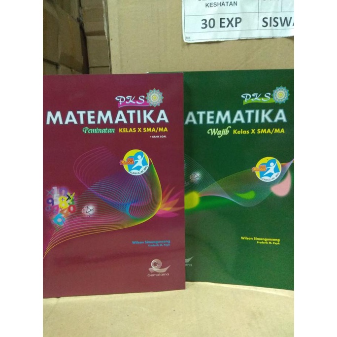 Jual Matematika Pks Untuk Smama Kelas X Kurikulum 2013 Revisi Minatwajib Shopee Indonesia 0392