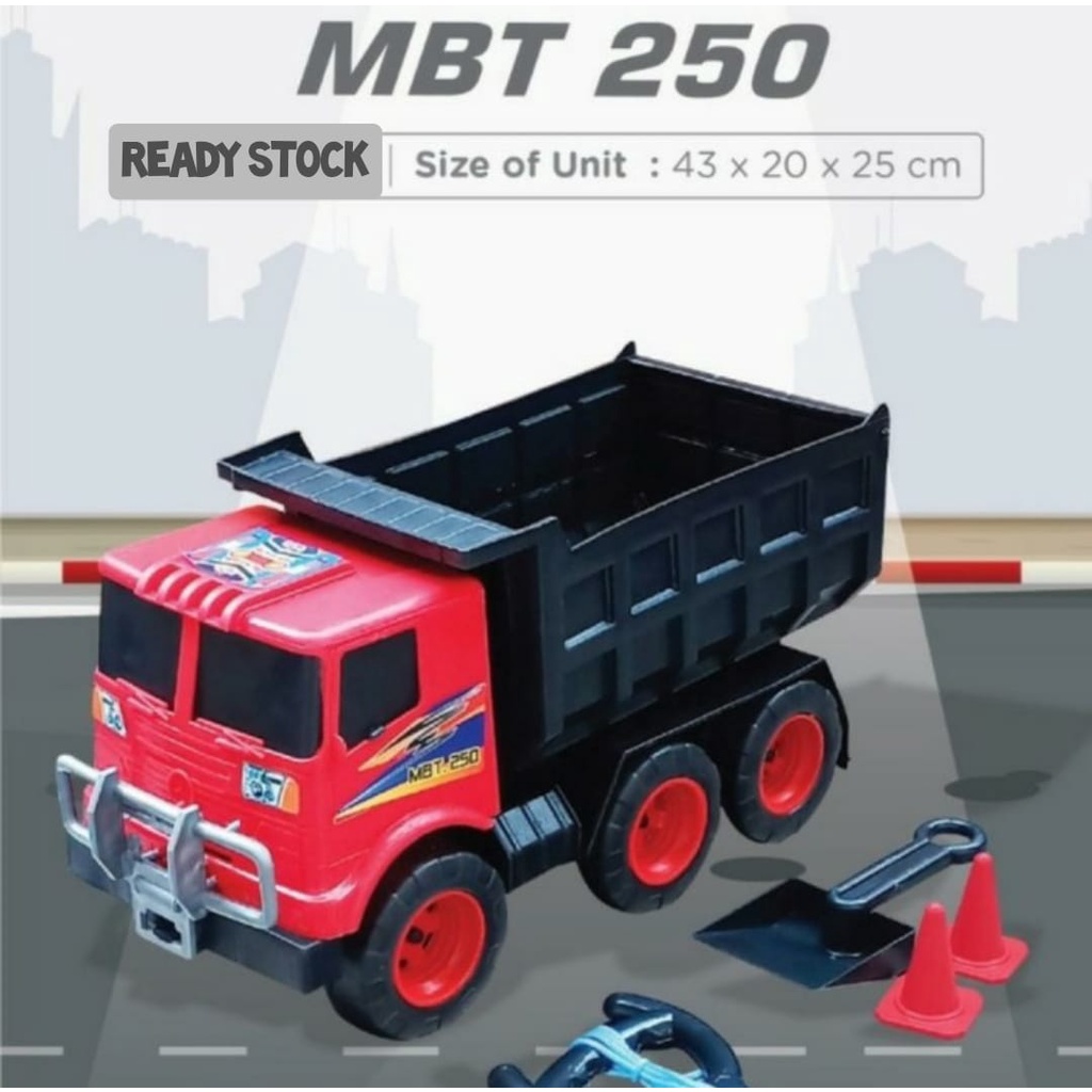 Jual SG TOYS MBT 250 MAINAN ANAK MOBIL TRUK PENGANGKUT PASIR / DUMP ...