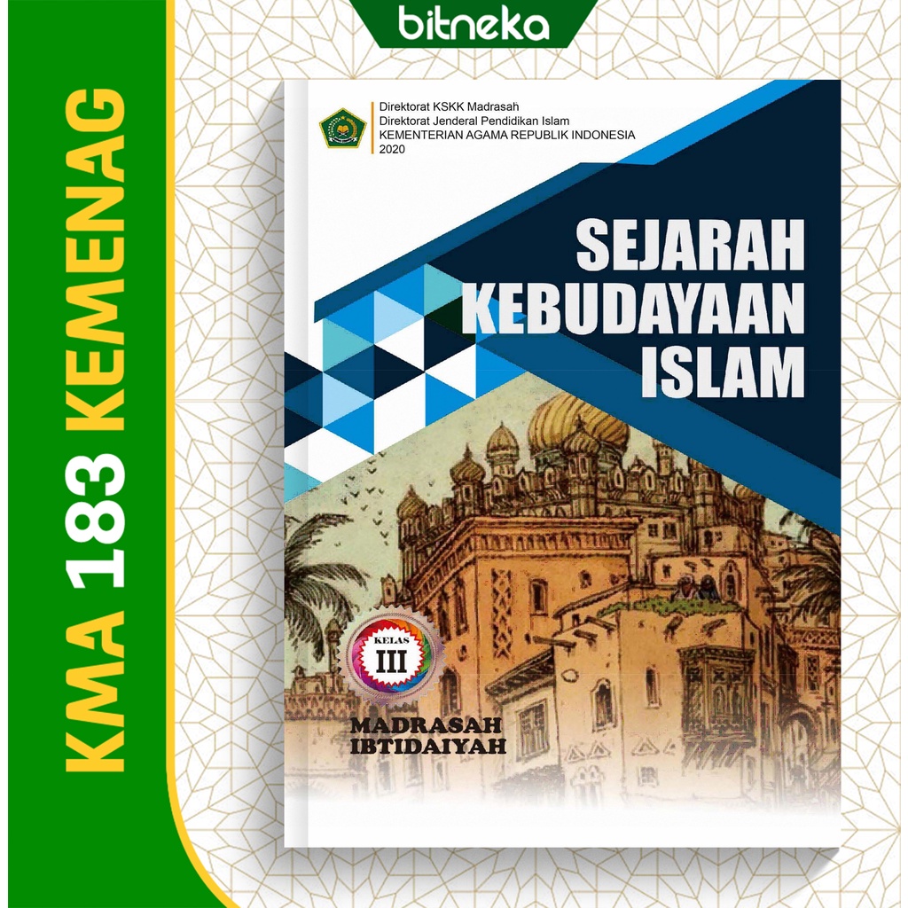 Jual Buku Siswa Sejarah Kebudayaan Islam Ski Kelas 3 Mi Kemenag Kma 183 Shopee Indonesia 1683