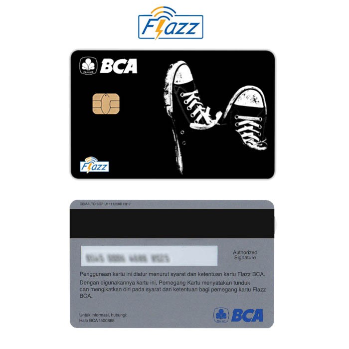 Jual Sepatu Sneakers Kets Kartu E-Money Flazz BCA Gen 2 NFC Custom Card ...