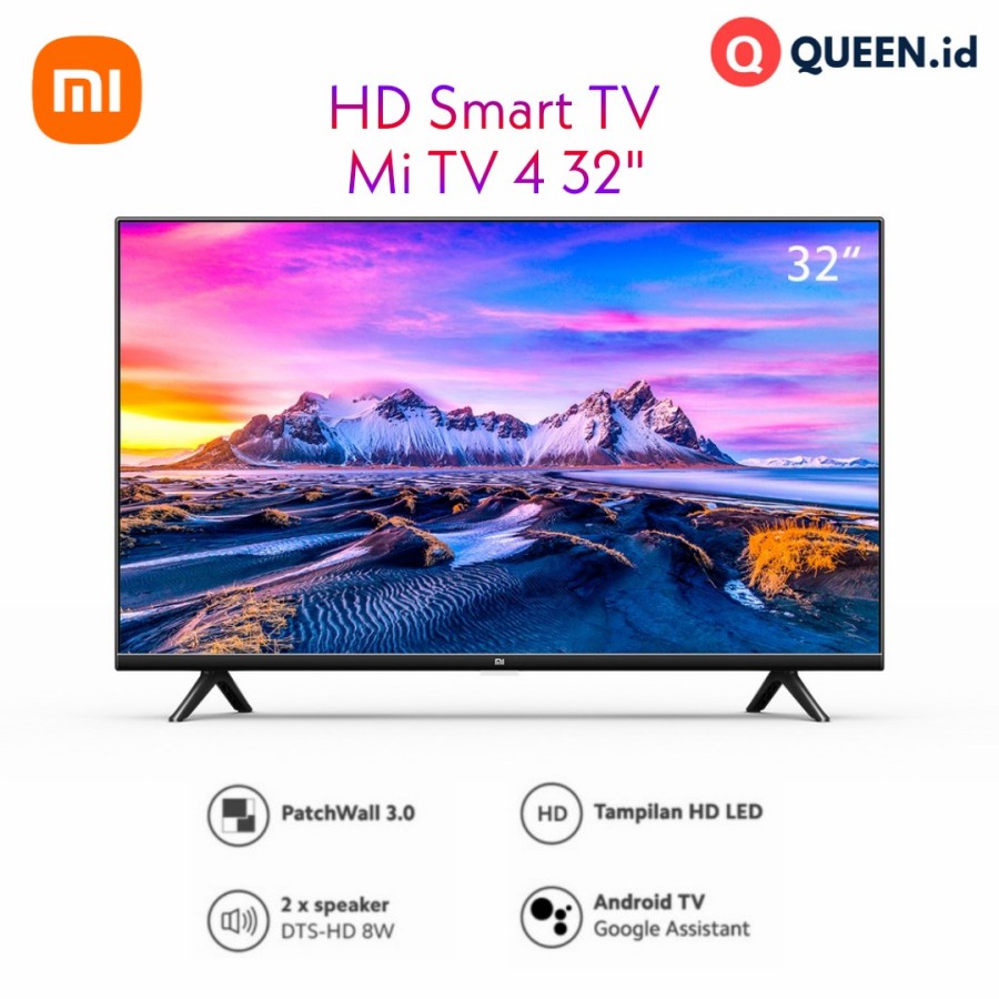 Jual Xiaomi Mi TV 4 32 inch LED Android Smart TV 32" Garansi Resmi
