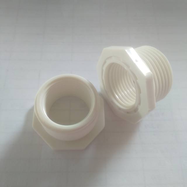 Jual Vlok Ring Plastik PVC / Sambungan Keran Kran 1/2 inch ke 3/4 inch ...