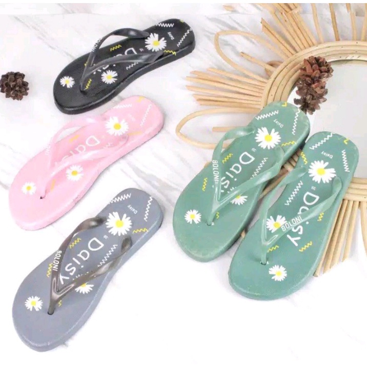 Jual Sandal Jepit Sandal Flip Flop Wanita Daisy Terbaru Shopee Indonesia