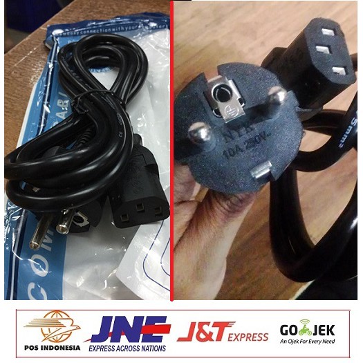 Jual Kabel Power Komputer NYK Original 1.5M 3M | Shopee Indonesia