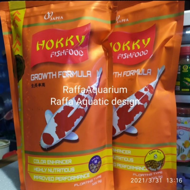 Jual Hokky Growth Hokky Koi Kg Size S Size M Pakan Pelet Makanan Ikan Koi Shopee Indonesia