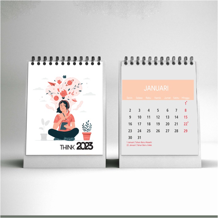 Jual Kalender 2023 Mini Kalender Meja Mini Kalender Meja Estetik 2023