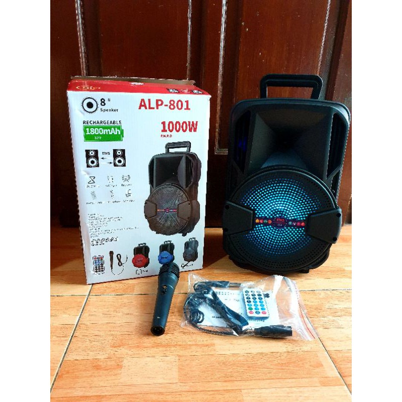 Jual Speaker Bluetooth + Mic 8 Inch Besar Suara Mantap | Shopee Indonesia