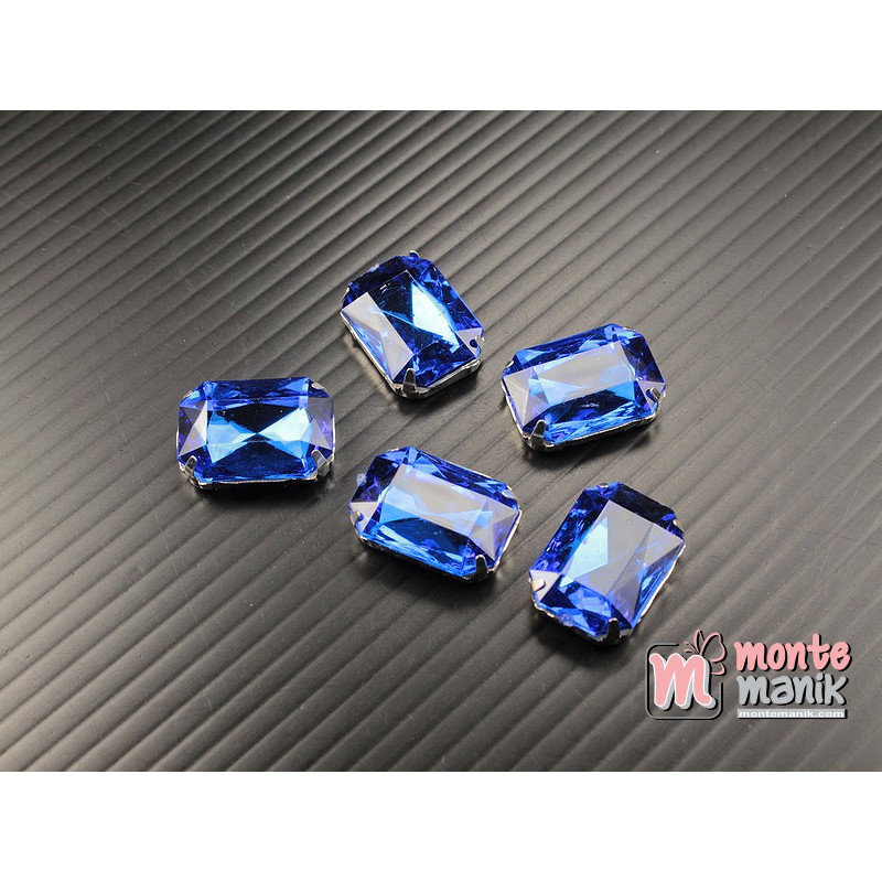Jual 4 pcs Aplikasi Diamond Persegi Biru Tua 1,3 x 1,8 cm (DMD-078 ...
