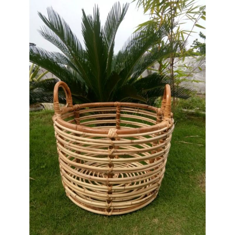 Jual keranjang rotan ( keranjang loundry rotan ) | Shopee Indonesia