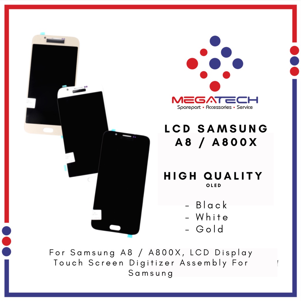 Jual LCD Samsung A8 A800F / LCD Samsung A8 Duos A800X Fullset ...