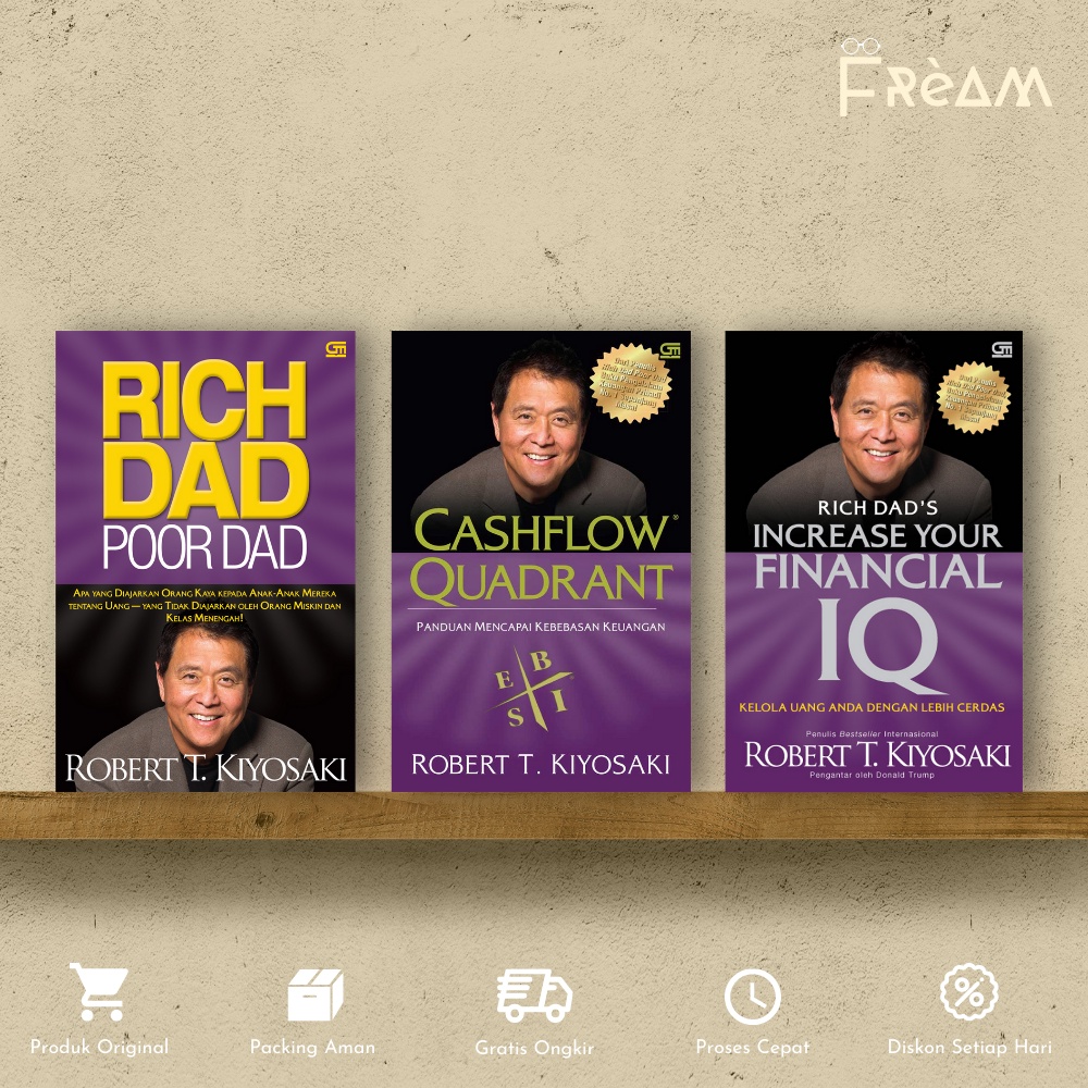 Jual Buku Bisnis Rich Dad Poor Dad Edisi Revisi Rich Dads Cashflow