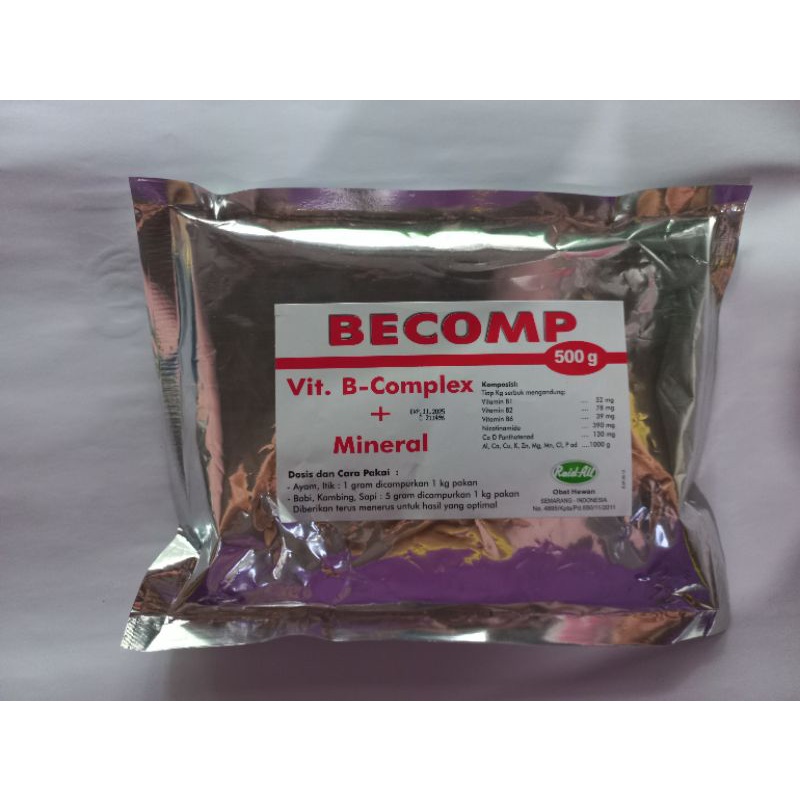 Jual Becomp 500g - Vitamin B Komplek Serbuk | Shopee Indonesia