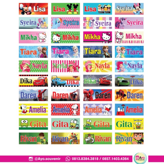 Jual Sticker / Label Custom | Shopee Indonesia