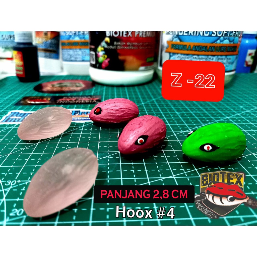 Molding Soft Frog BIOTEX 3D No. Z-22 Panjang 3 cm