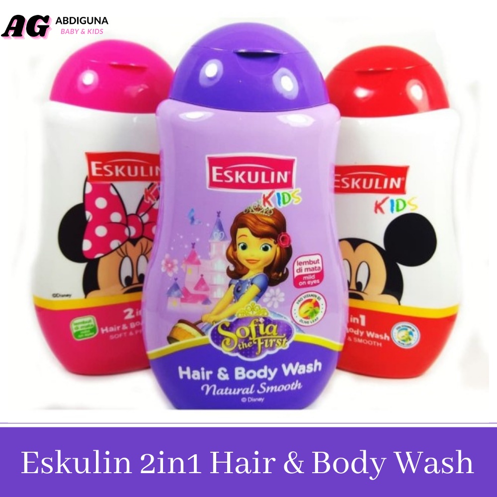 Jual Eskulin Kids 2in1 Hair & Body Wash 280ml | Shopee Indonesia