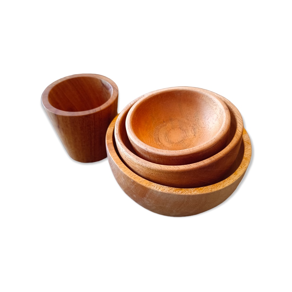 Jual Game Montessori Practical Life Sets Wooden Bowls and Cup | Shopee ...