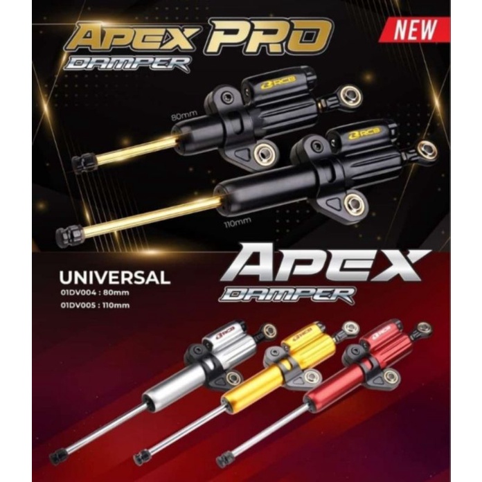Jual Steering Damper RCB Apex 80 Cm | Shopee Indonesia