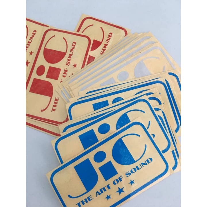 Jual STICKER CUTTING TIMBUL LOGO JIC STICKER FOSFOR LOGO AUDIO | Shopee ...