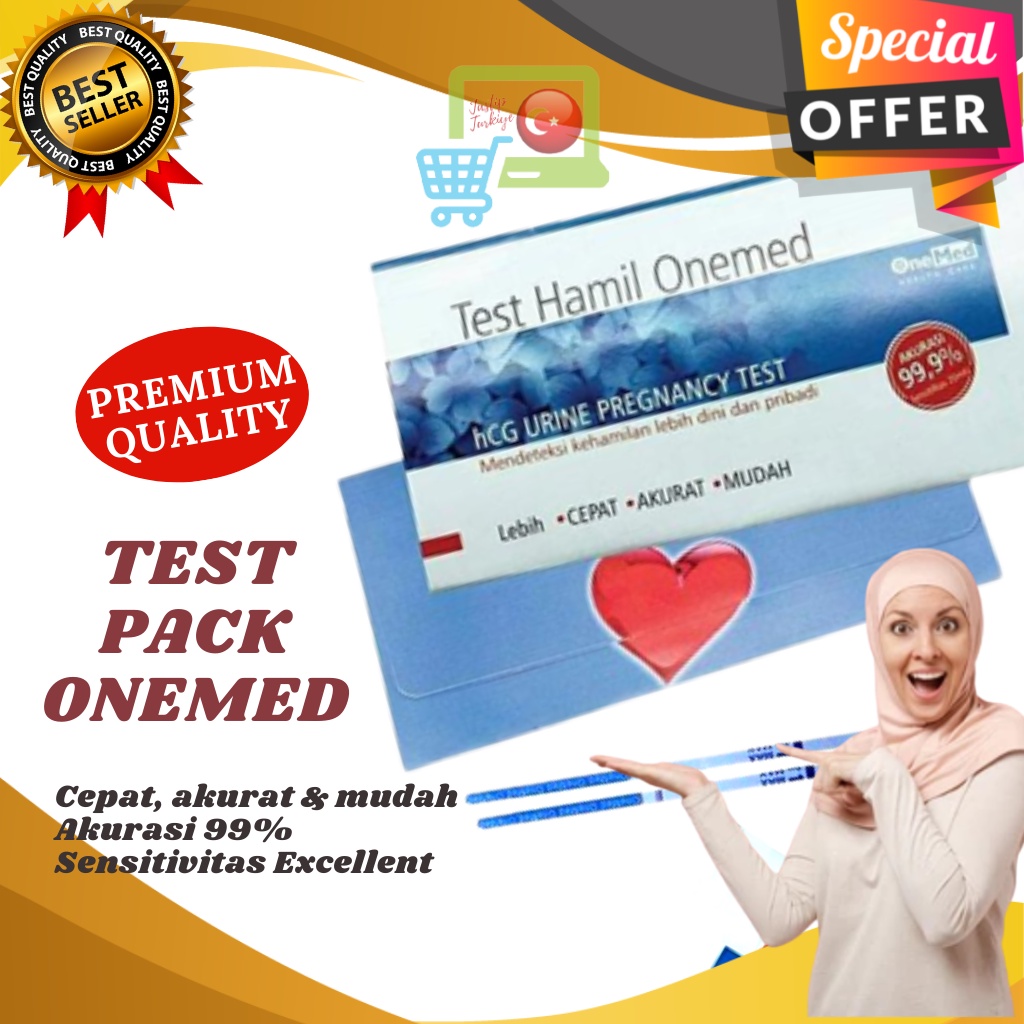 Jual TEST PACK HAMIL ONEMED / TESPEK ONEMED / TES HAMIL / TESPEK ...