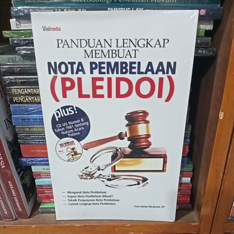 Jual Buku Panduan Lengkap Membuat Nota Pembelaan Pleidoi | Shopee Indonesia